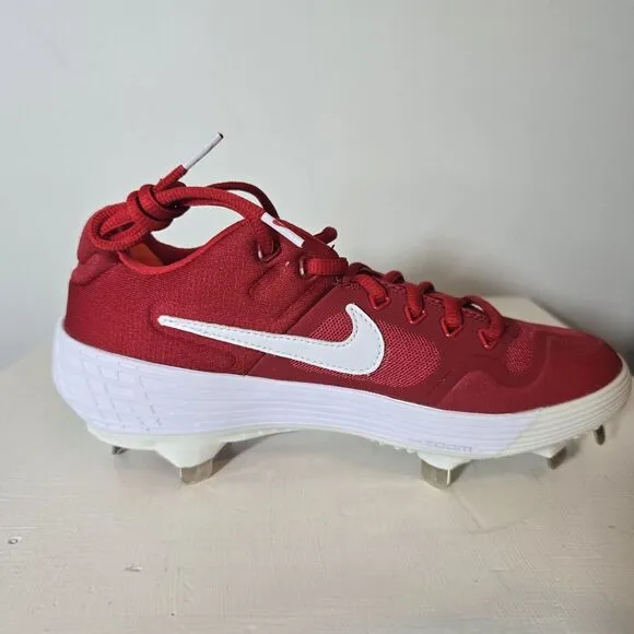 New Nike Alpha Huarache Elite‎ 2 Low Red White Baseball Cleats Sz 5.5 AJ6873 601