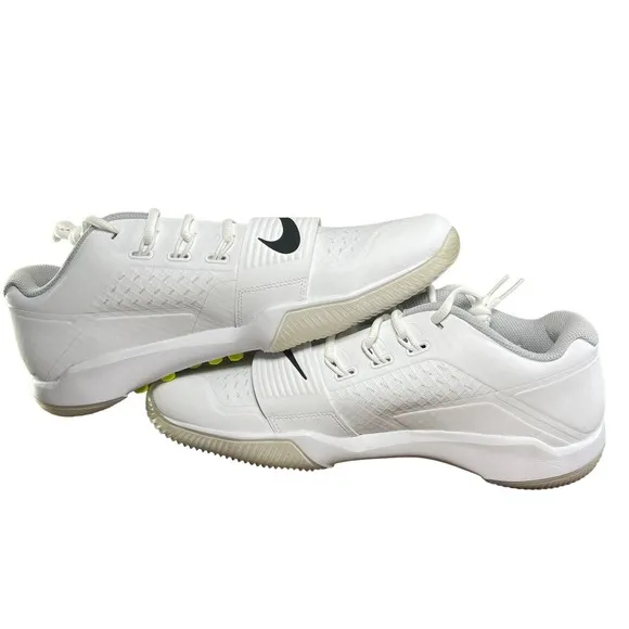 New Nike Alpha Menace Turf Low Training Shoes White AQ8129-101 Men's Size 12.5