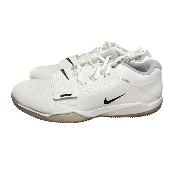 New Nike Alpha Menace Turf Low Training Shoes White AQ8129-101 Men's Size 12.5