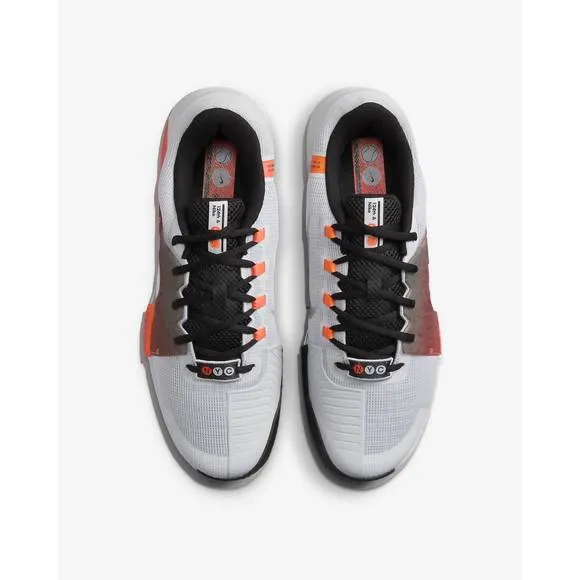NEW NIKE men's zoom gp challenge 1 hc prm shoes in pure platinum/black/hyper cri