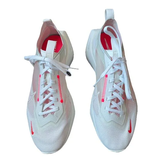 New Nike Women's Vista Lite CI0905 100 running shoes  White-Laser Crimson Size 1