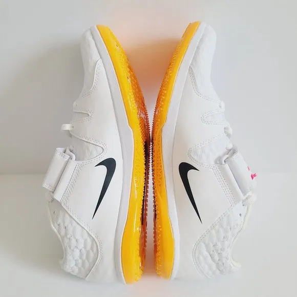 NEW Nike Zoom High Jump Elite Track Shoes NO SPIKES 806561-102 Size 9 White