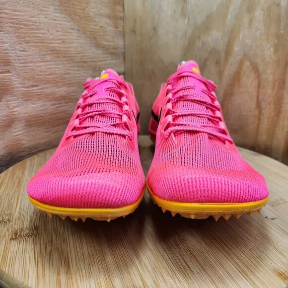 New Nike Zoom Mamba 6 Mens Pink Track &amp; Field Running Spikes Size 11.5 Shoes