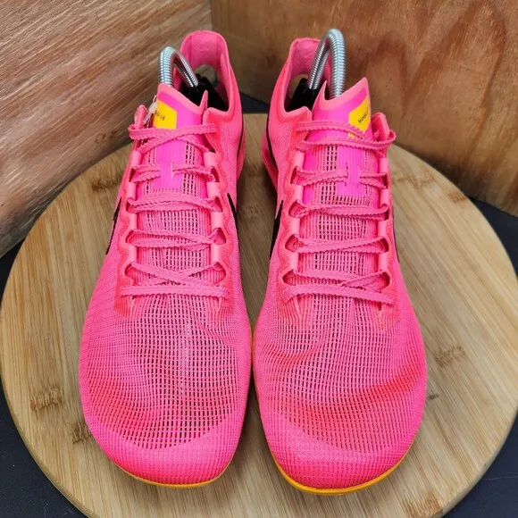 New Nike Zoom Mamba 6 Mens Pink Track &amp; Field Running Spikes Size 11.5 Shoes