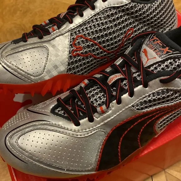 NEW!! Puma Complete TFX Miler 2 Mens track &amp; field spike shoes Size 12