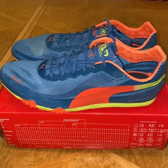 NEW!! Puma evoSpeed Harambee Mens track &amp; field spike shoes size 10
