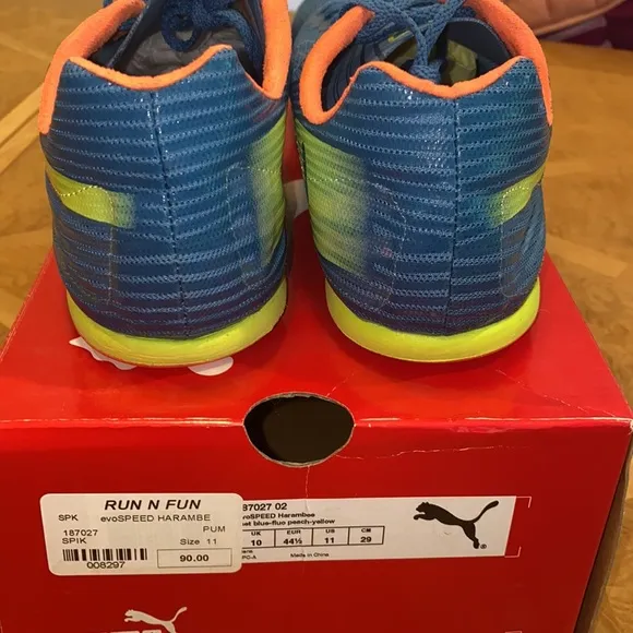 NEW!! Puma evoSpeed Harambee mens track &amp; field spike shoes Size 11