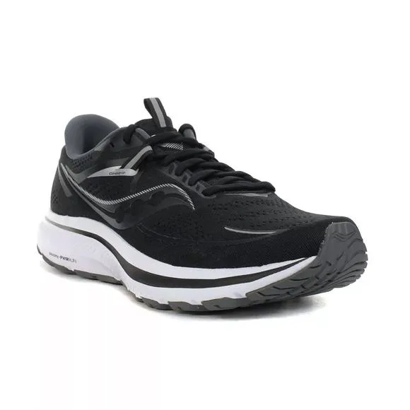 NEW SAUCONY men's omni 21 shoes in 10 black/white