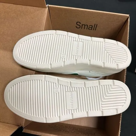 New Tretorn Stadium 2.0 White Green Leather Court Shoes Sneakers 8.5