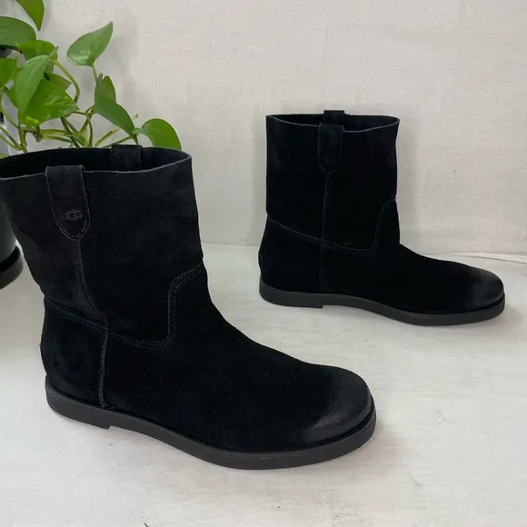 NEW UGG Josefene Short Suede Boot‎ inBlack Sz. 8
