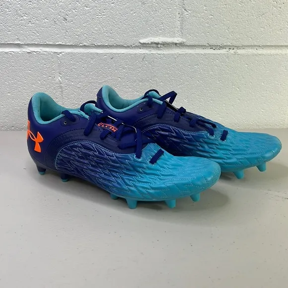 new under armor track shoes 8.5 blue cleats ombré clone magnetico pro FG Elite