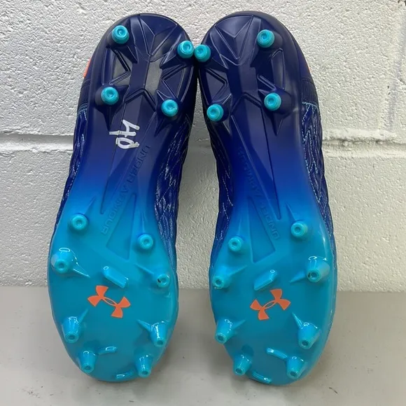 new under armor track shoes 8.5 blue cleats ombré clone magnetico pro FG Elite