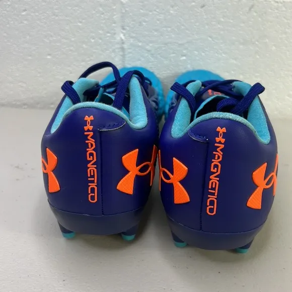 new under armor track shoes 8.5 blue cleats ombré clone magnetico pro FG Elite