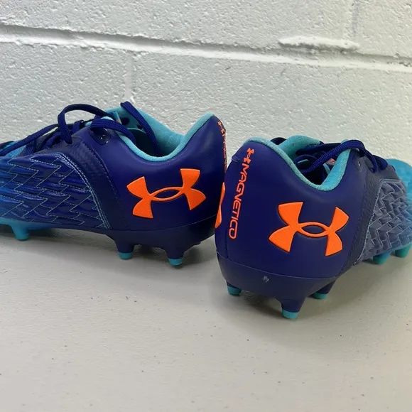 new under armor track shoes 8.5 blue cleats ombré clone magnetico pro FG Elite