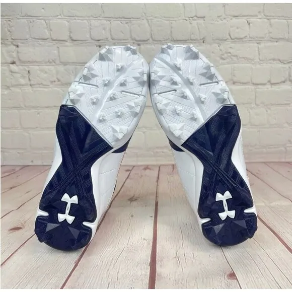New Under Armour Harper 7 Mid USA Baseball Shoes Youth Size 3.5Y (3025599-400)