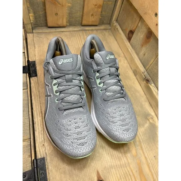NEW US9 Asics EvoRide Women’s Running Shoes Gray Mint Green