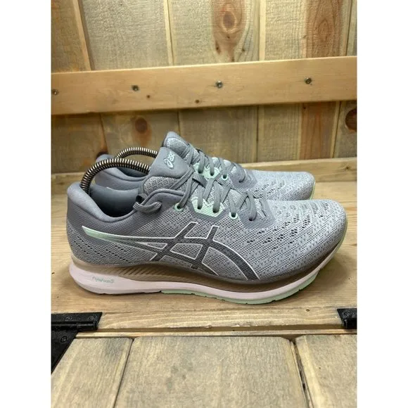 NEW US9 Asics EvoRide Women’s Running Shoes Gray Mint Green