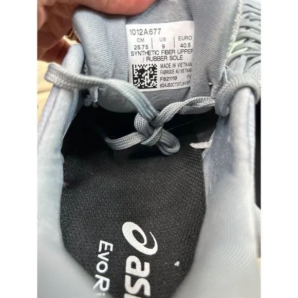 NEW US9 Asics EvoRide Women’s Running Shoes Gray Mint Green