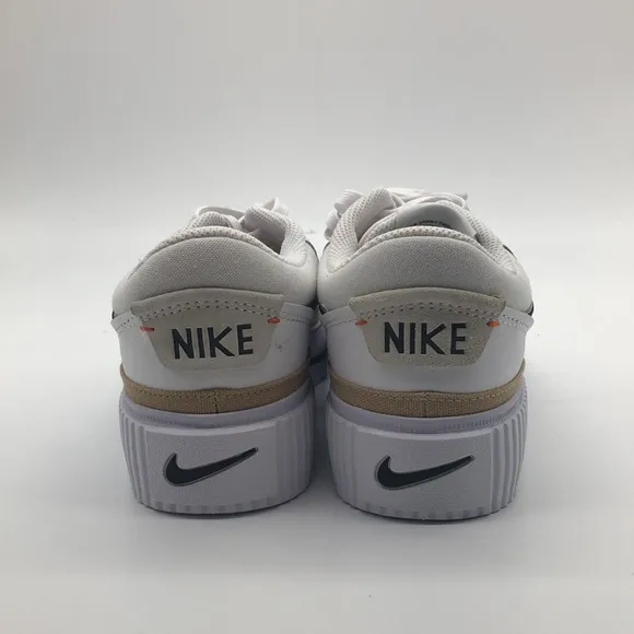 New Women’s Nike Court Legacy Lift Low White DM7590-100 NWOB