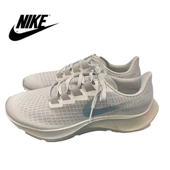 NEW Nike Air Zoom Pegasus 37 Pure Platinum / Metallic Silver Sneakers 11