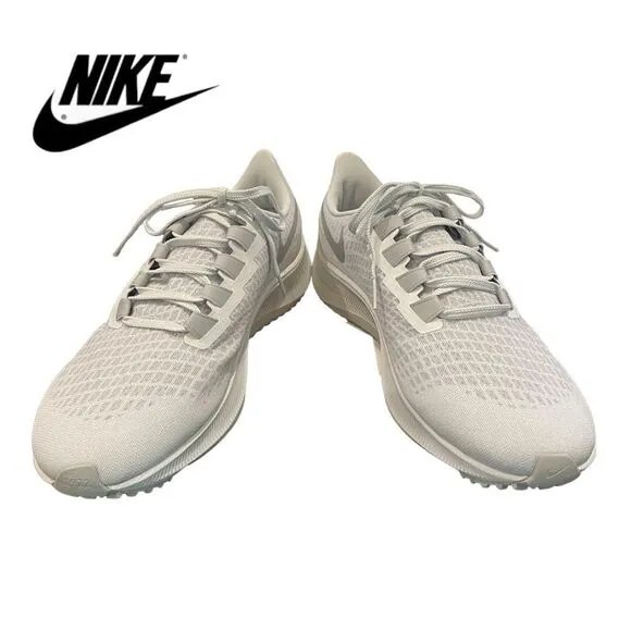 NEW Nike Air Zoom Pegasus 37 Pure Platinum / Metallic Silver Sneakers 11