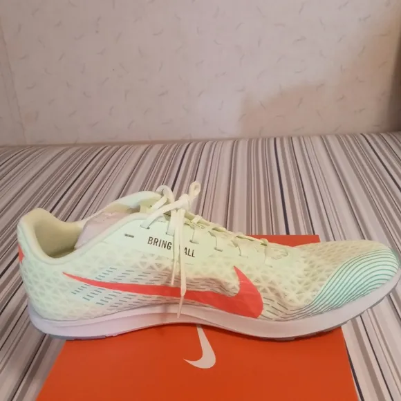 NIB Nike Zoom Rival XC 5 Barely Volt Hyper Orange Men's Track Shoes Size 15