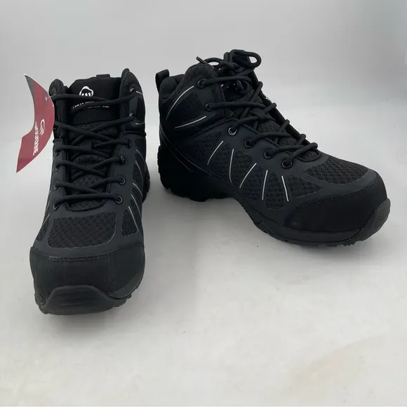 NIB! Wolverine Men’s Amherst II Carbonmax Black Composite Toe Work Boot-Size 7 M