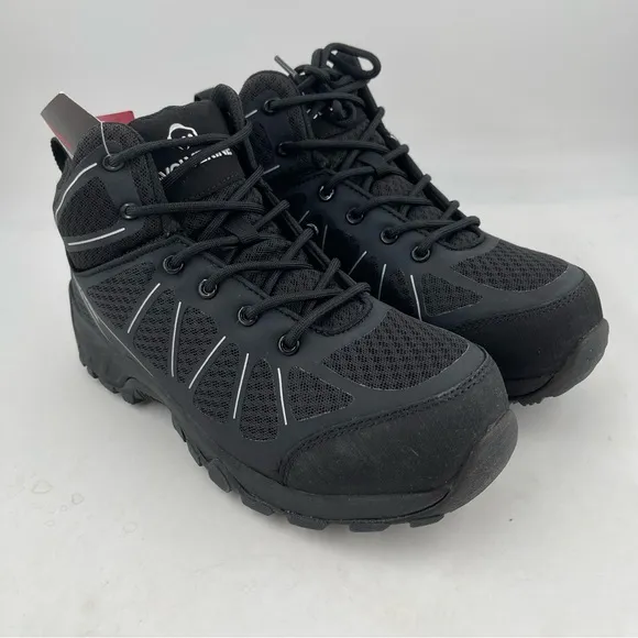 NIB! Wolverine Men’s Amherst II Carbonmax Black Composite Toe Work Boot-Size 7 M