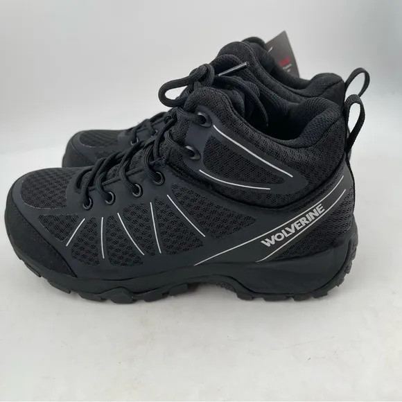 NIB! Wolverine Men’s Amherst II Carbonmax Black Composite Toe Work Boot-Size 7 M