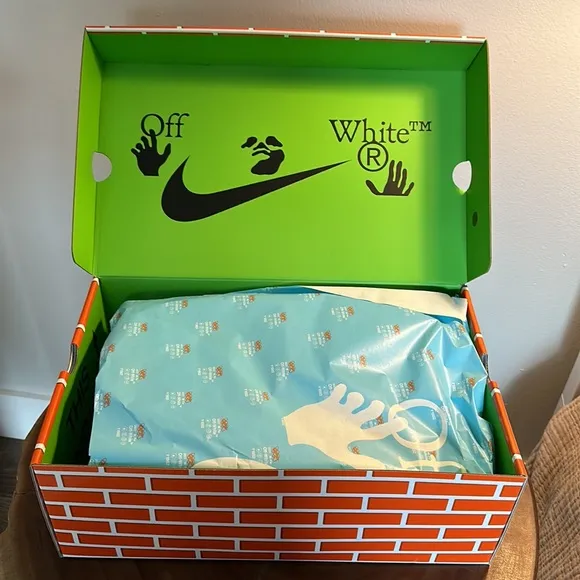 NIKE Air Force 1 Mid Off-White Pine Green