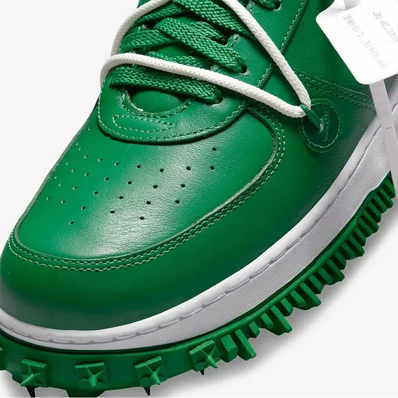 NIKE Air Force 1 Mid Off-White Pine Green