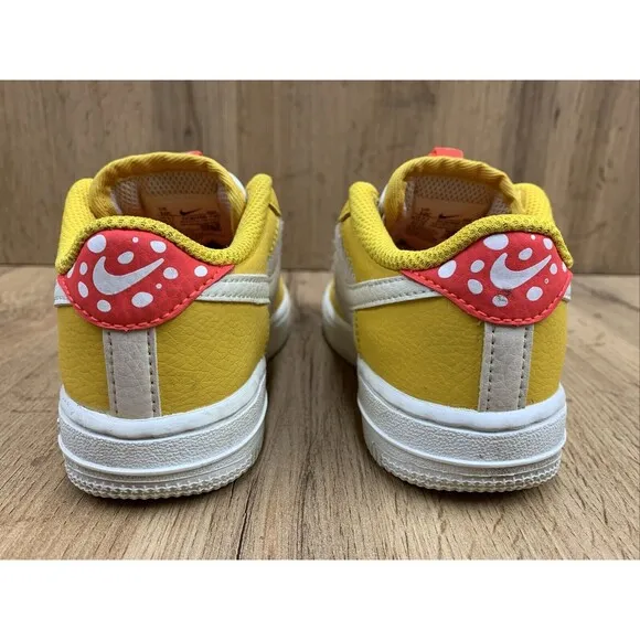 Nike Air Force 1 Toggle SE Athletic Sneakers Shoes Boys Size 10C Gold DQ0366-700