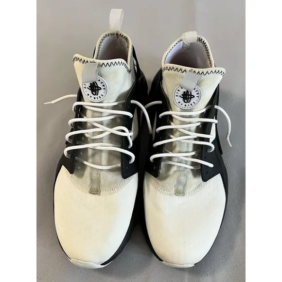 Nike Air Huarache Sz. 12 Men's White Black Running Training