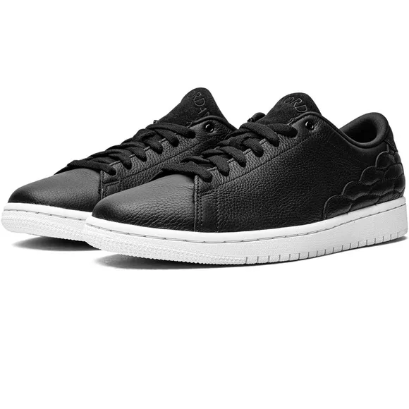 Nike Air Jordan 1 Low Centre Court Black White Shoes DJ2756-001