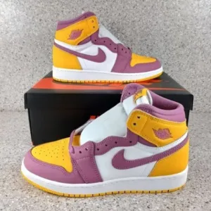 Nike Air Jordan 1 Retro High OG 'Brotherhood' Sneakers Shoes 5.5Y Women'…