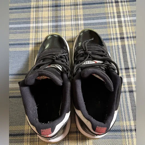 Nike Air Jordan 11 Retro Low Infrared 23 Black Youth Shoes 528895-023 Size 6Y
