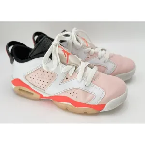 Nike Air Jordan 6 Retro Low Atmosphere Infrared 768878-102 Youth Shoes Size 4Y