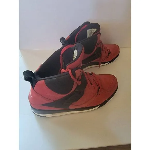 Nike Air Jordan Flight 45 Men's Red High Varsity Basketball Shoes Size 11.5