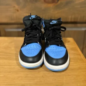 Nike Air Jordan Kids Blue and Black Sneakers