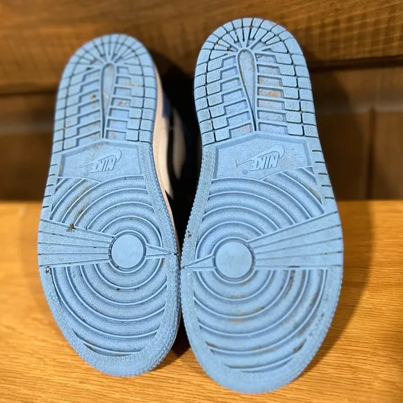 Nike Air Jordan Kids Blue and Black Sneakers