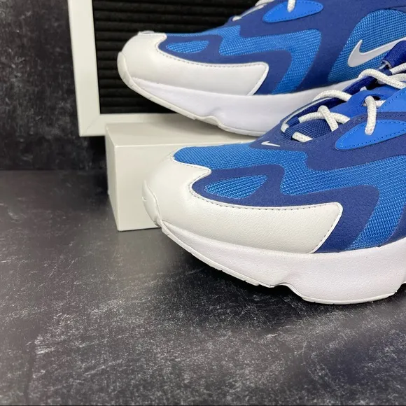 NIKE AIR MAX 200 PACIFIC BLUE MENS SHOES SIZE 11 TRACK AND FIELD WHITE NEW