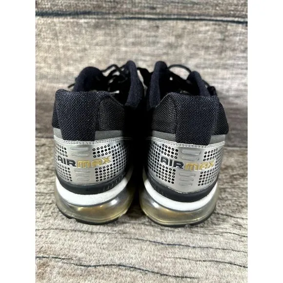 Nike Air Max  2009 Black Metallic Gold Shoes Max Size 11.5 - 354744-071