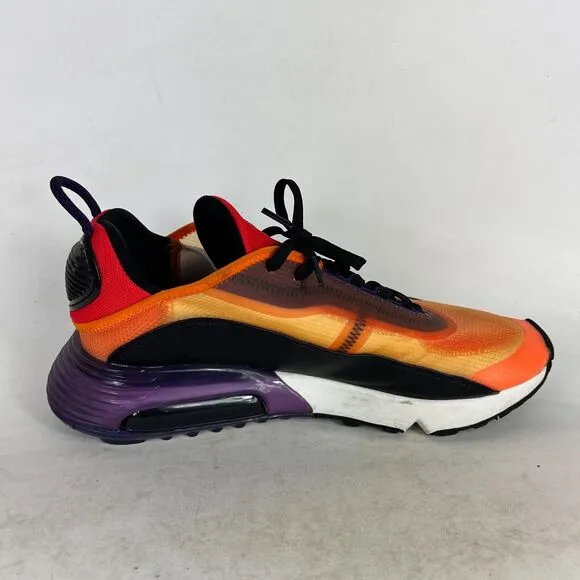 Nike Air Max 2090 Sneakers Men's 10.5 Magma Orange Athletic Shoes BV9977-800