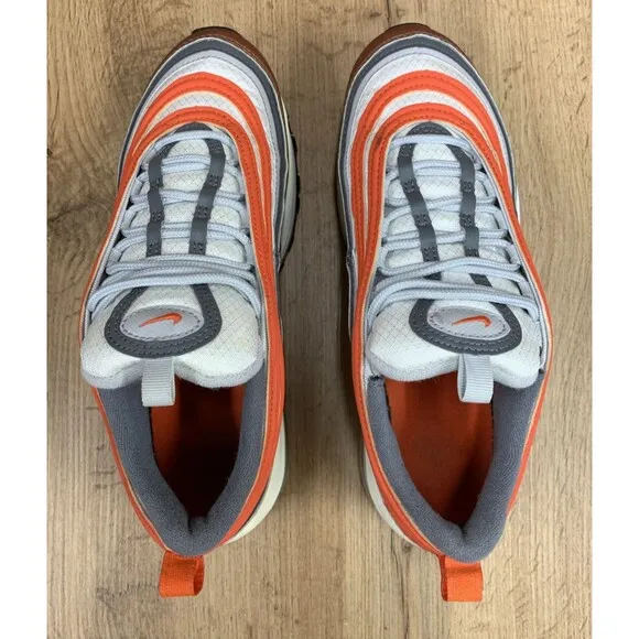 Nike Air Max 97 SE GS CT9637-900 Sneakers Red Bronze Orange Womens Youth Size 6Y