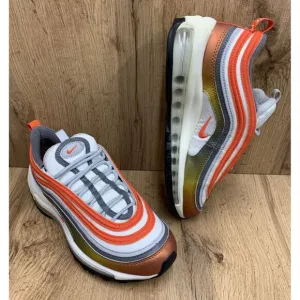 Nike Air Max 97 SE GS CT9637-900 Sneakers Red Bronze Orange Womens Youth Size 6Y