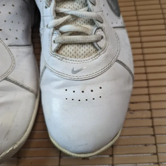 Nike Air Max Full Court Mens Basketball Shoes White/Metallic Silver 417792-103 S