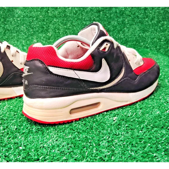 Nike Air Max Light 07' Running Sneakers Mens Size 10.5 Black White Red 315827011