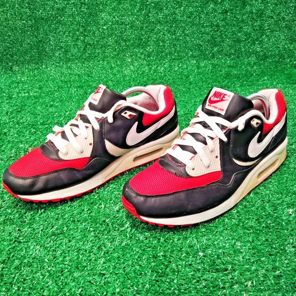 Nike Air Max Light 07' Running Sneakers Mens Size 10.5 Black White Red 315827011