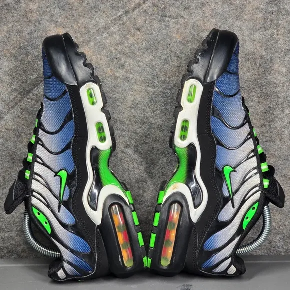 Nike Air Max Plus GS Tn Kids 4Y Icons Deep Royal Scream Green CD0609-021
