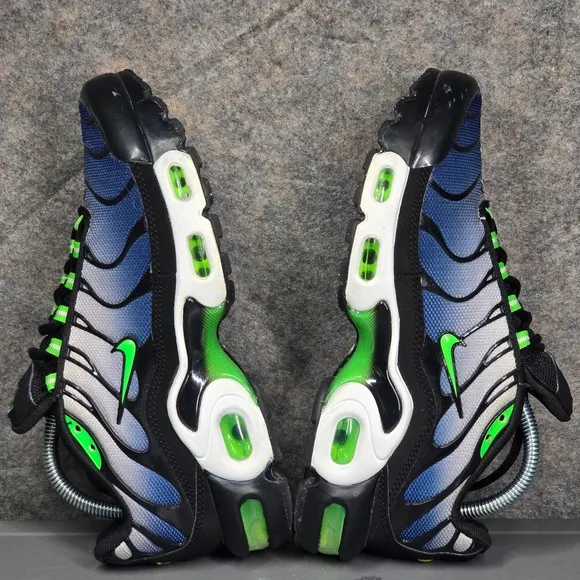 Nike Air Max Plus GS Tn Kids 4Y Icons Deep Royal Scream Green CD0609-021